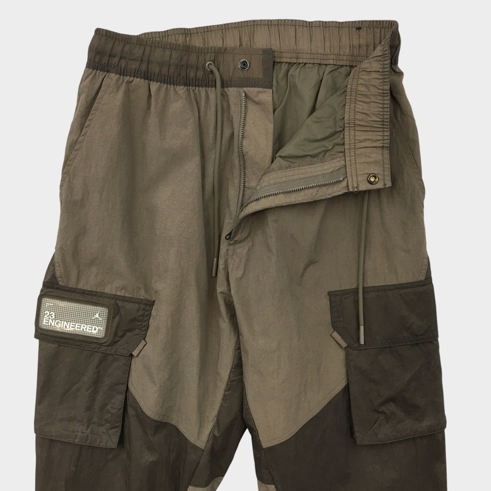 Jordan 23 Engineered Mens Brown Nylon Cargo Track Pants Medium CK9167-040